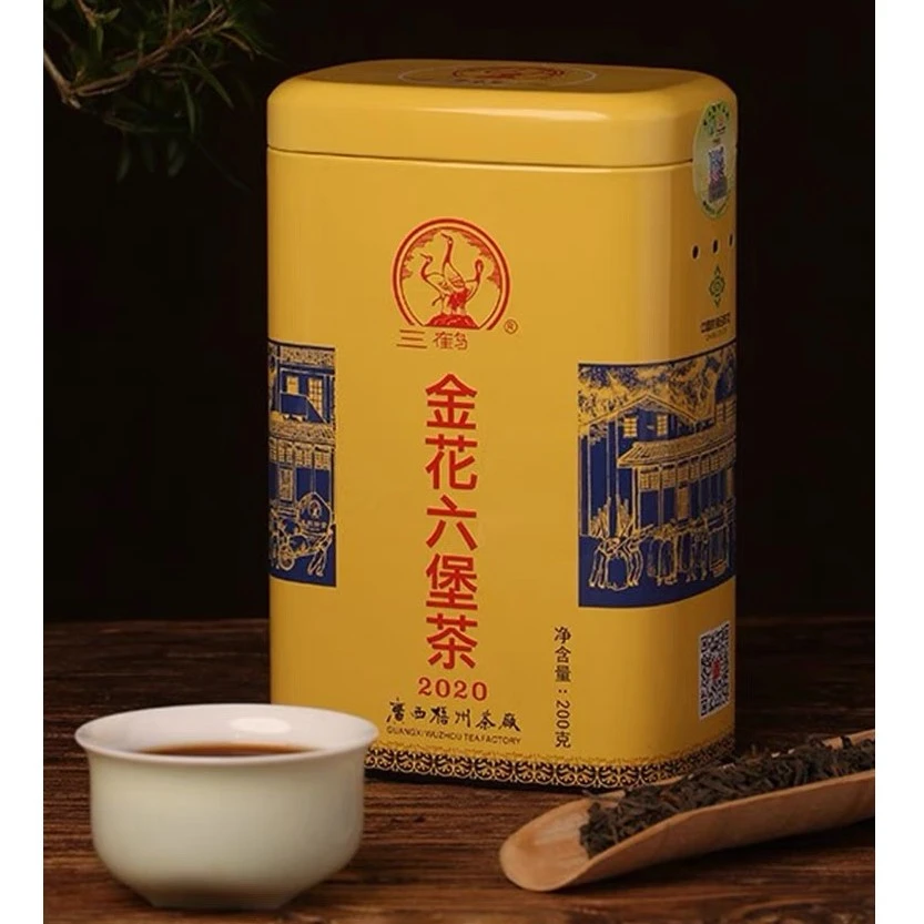 三鹤 金花六堡茶2020