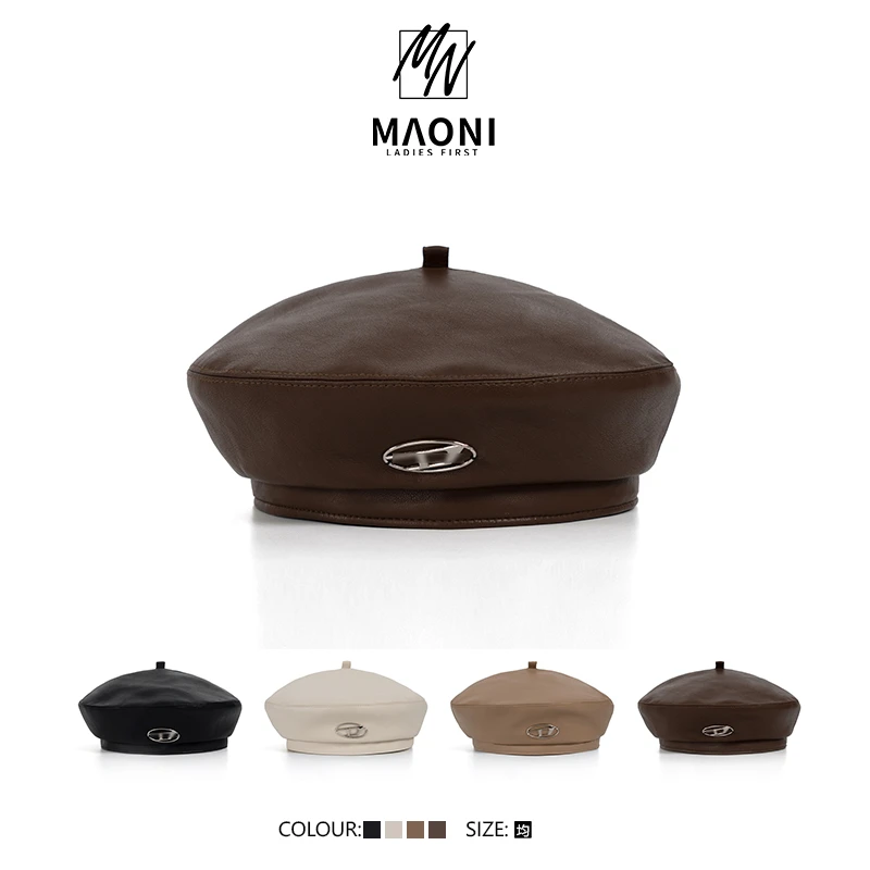 毛妮Peshe【哈姆雷特】2023秋冬新品 百搭复古英伦风贝雷帽DX8450