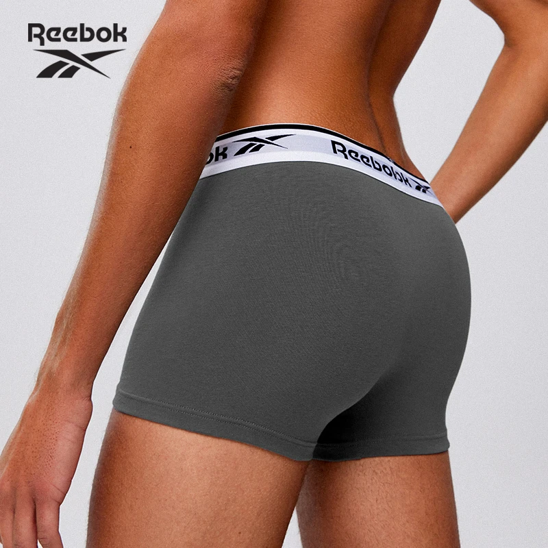 Reebok/锐步内裤棉平角冬季高端男士内裤运动内裤男舒适透气