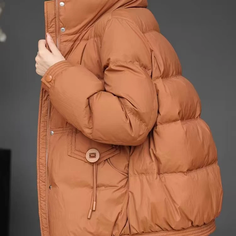 KJHDER2024年时尚立领加厚保暖羽绒服气质外套