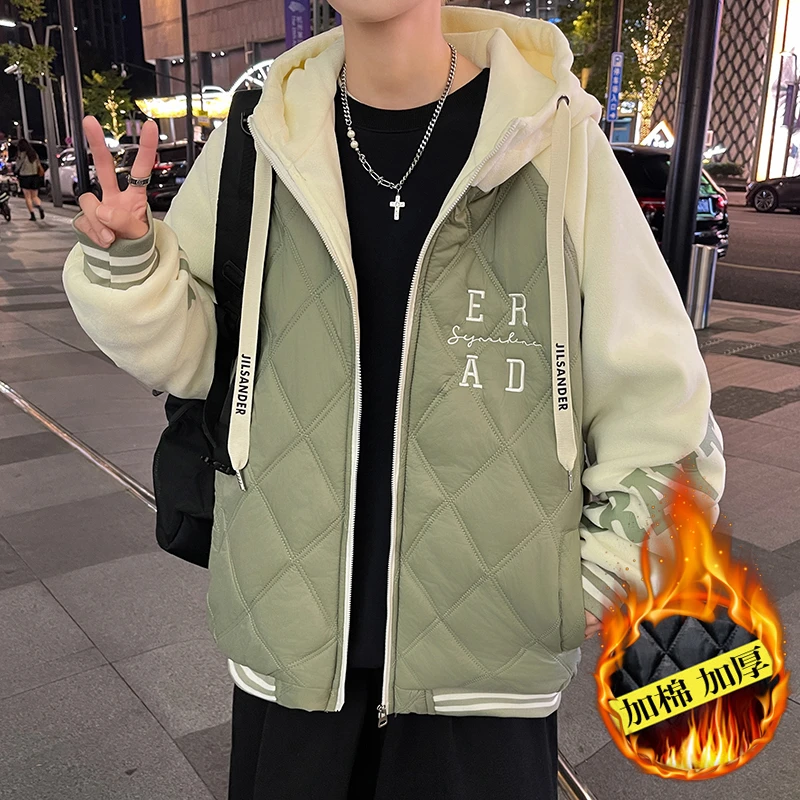 冬季棉衣外套12岁男孩13初高中学生14加厚保暖棉服15大童装棒球服