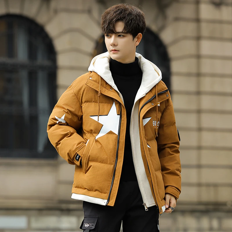 青少年棉衣外套12岁男孩初高中学生13加厚韩版棉服15大童冬装棉袄