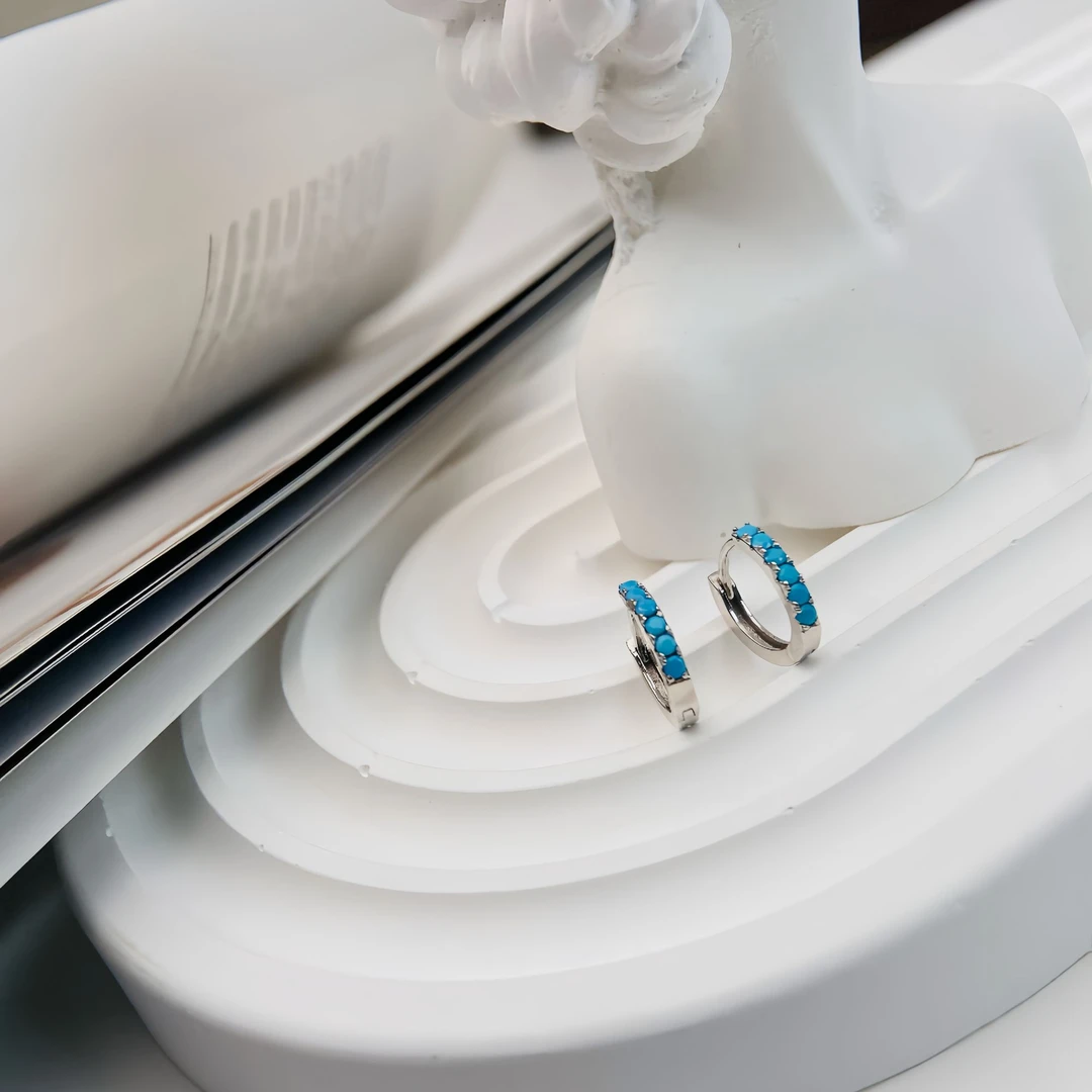 通体925纯银饰耳环防过敏气质百搭纯银耳钉999纯银正品