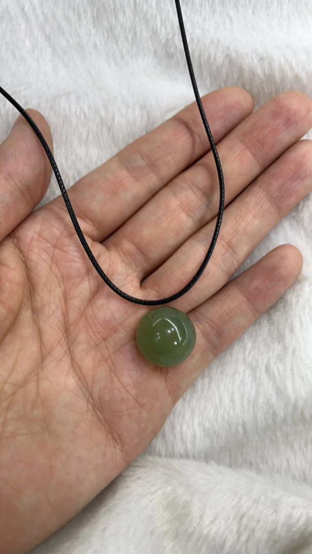 岫岩圆珠单珠珠 简约锁骨尺寸16mm精致小巧可爱时尚锁骨链