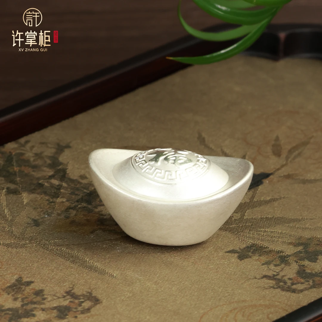 足银银制品 YGY｜足银元宝摆件气质百搭个性招财进宝