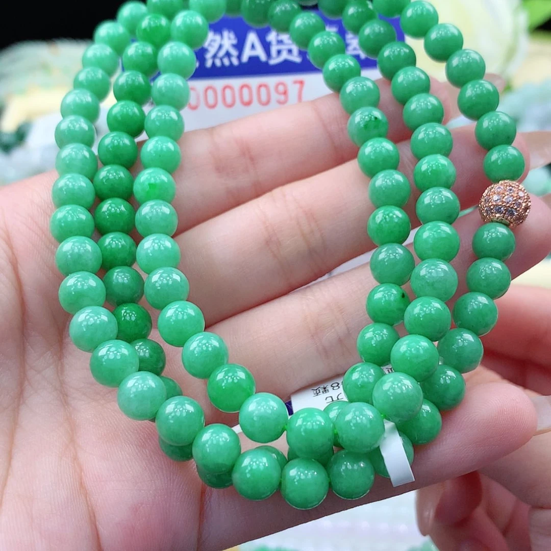 【闪购商品】翡翠颈饰未镶嵌缅甸天然a货翡翠