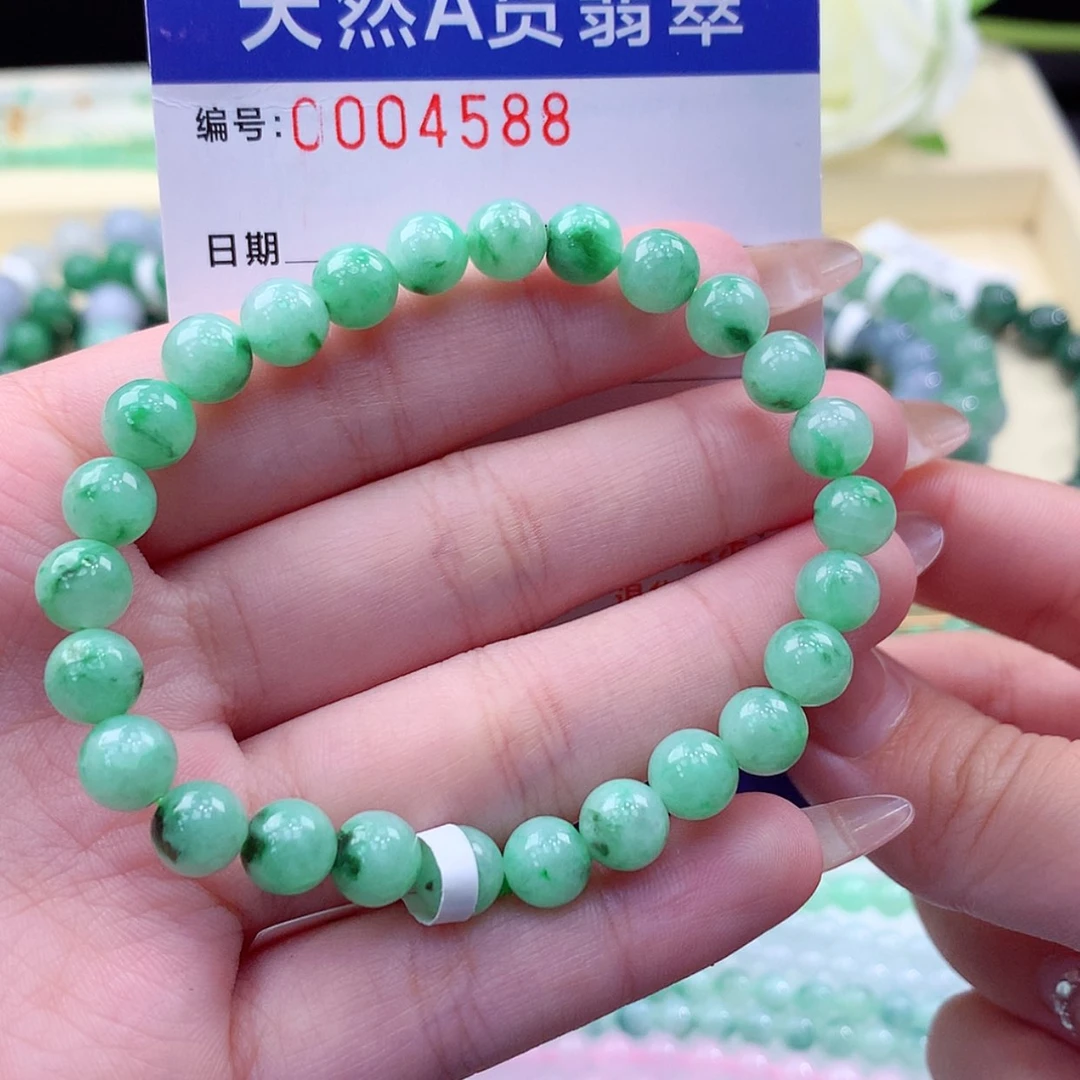 【闪购商品】翡翠毛衣链未镶嵌缅甸天然a货翡翠