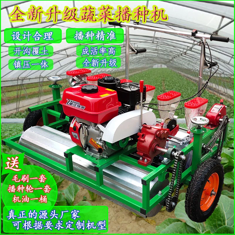 新款分坐蔬菜播种机香菜菠菜油菜精播机菜心茼蒿洋葱辣椒播种机
