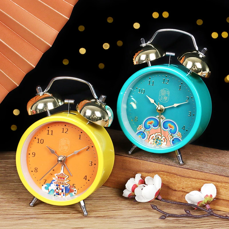 204-复古风多功能闹钟学生专用起床神器强力叫醒智能静音机械儿童