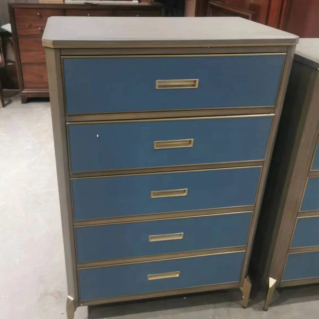 白蜡木实木五斗柜/尺寸/750*450*1125