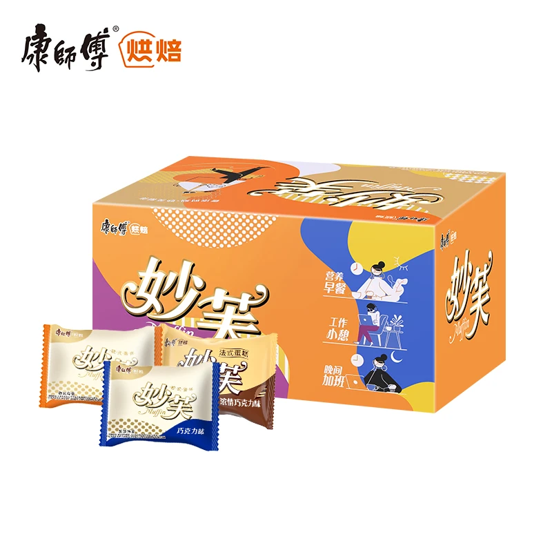 傅妙芙蛋糕面包欧法式办公室小吃点心充饥早餐奶油巧克力礼盒笋0g