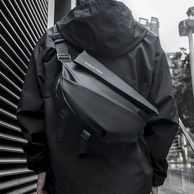 升级版斜跨包男士包摩托车机能骑行后背包运动胸包【交个朋友专属】