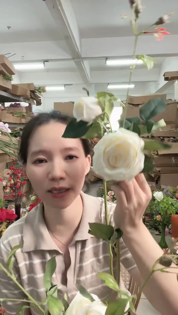 【闪购商品】双头白玫瑰单支