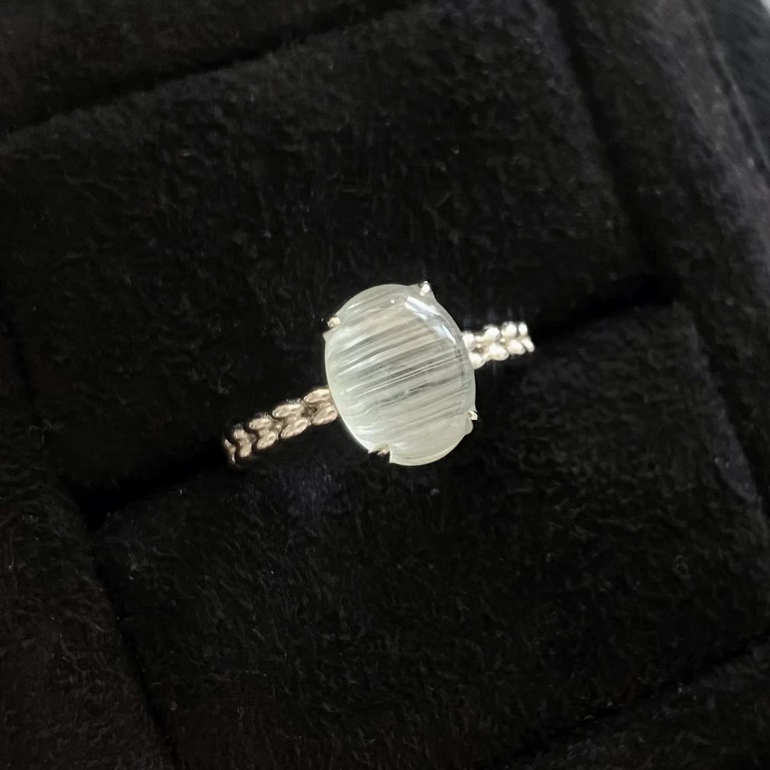 18k托帕石猫眼戒指