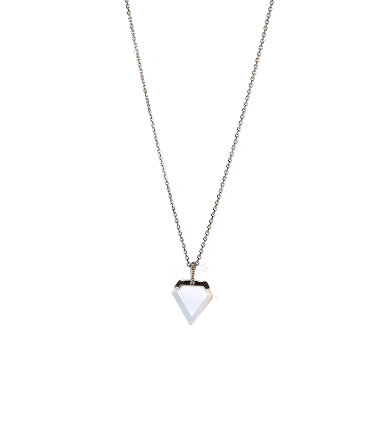 18K黄金镶钻石项链