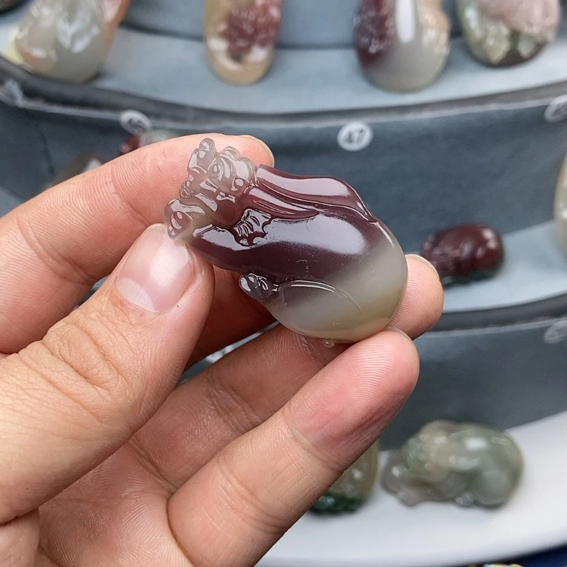 【闪购商品】玛瑙/玉髓颈饰未镶嵌甜**果