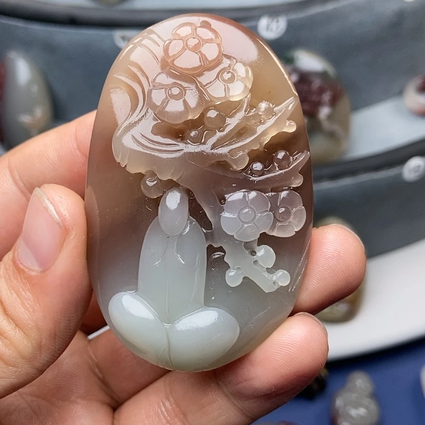 【闪购商品】玛瑙/玉髓颈饰未镶嵌用****2