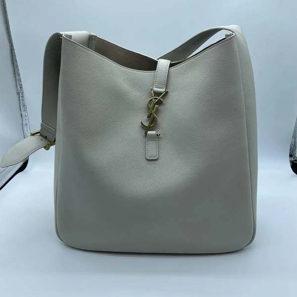 95新 Saint Laurent Paris 范大范 hobo白金水桶包/2241 3617
