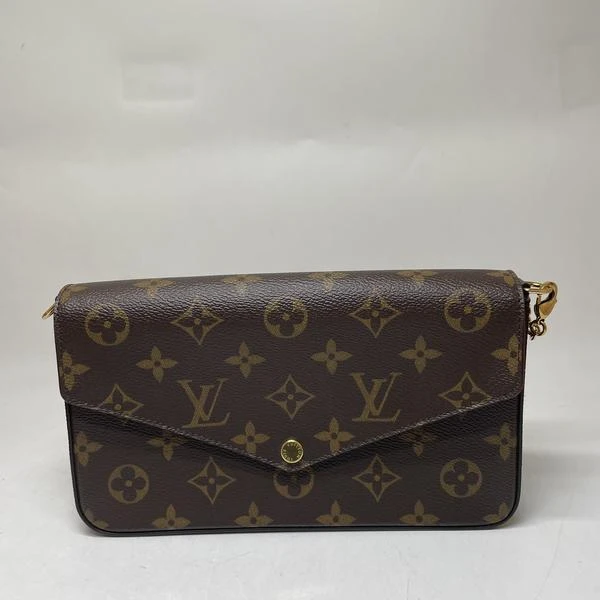 95新 LouisVuitton/路易威登 范大范老花三合一斜挎包/3958 9173