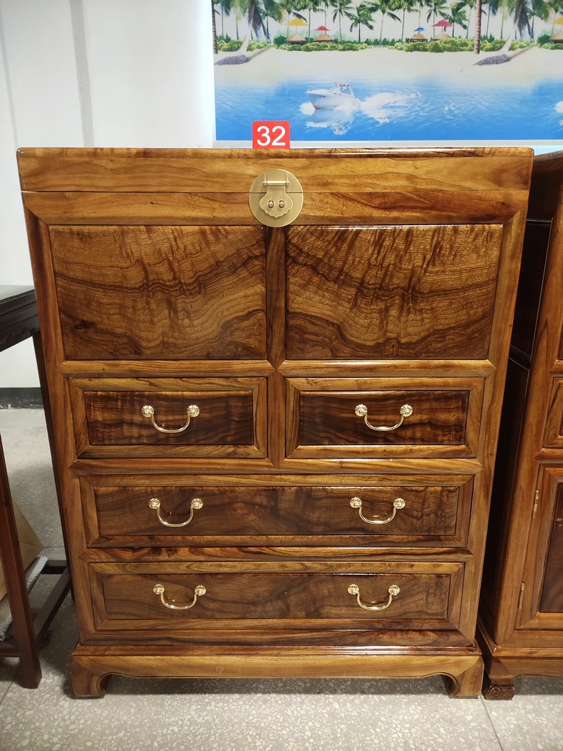 (老余香樟木)单个长宽高90/50/120香樟木箱斗柜橱斗柜虎脚款