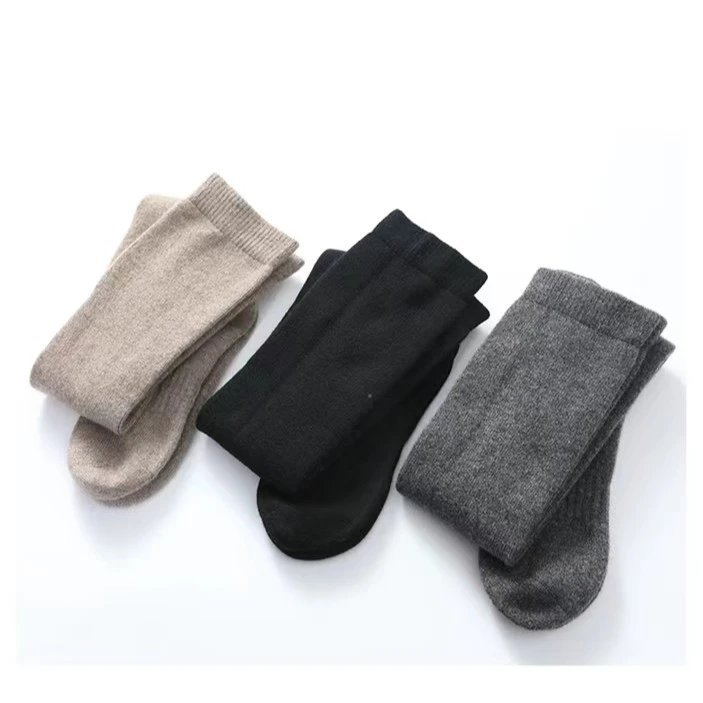 {表妹甄选} 羊绒 美腿袜 针织 长筒 服帖防臭加厚保暖袜子