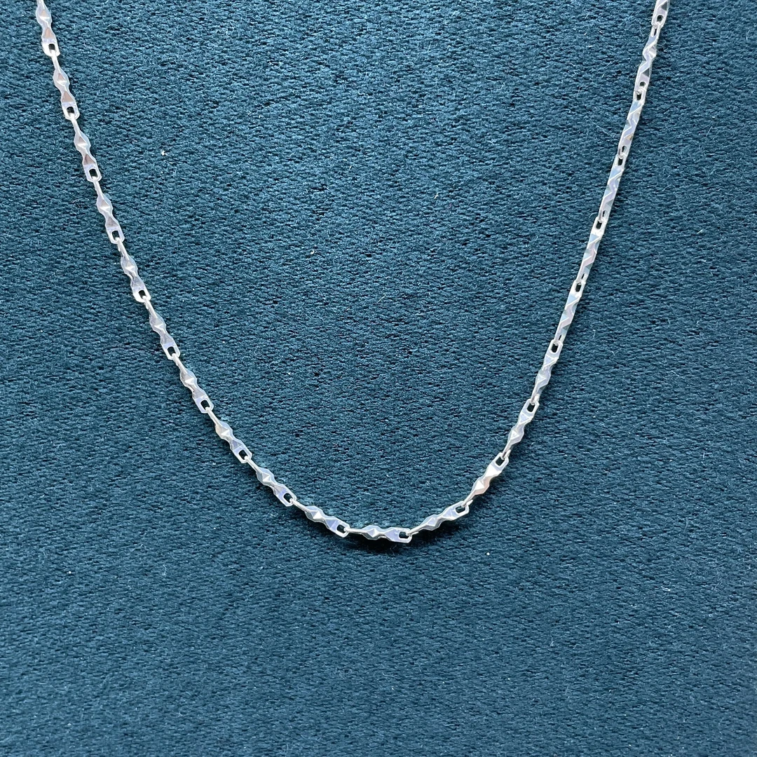 吊坠足银 简约锁骨链 足银999