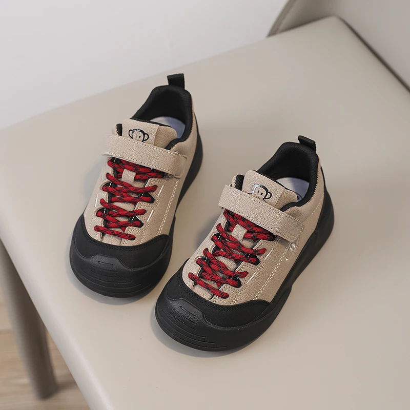 大嘴猴儿童板鞋2025春季新款男童校园休闲运动鞋户外百搭跑步鞋潮