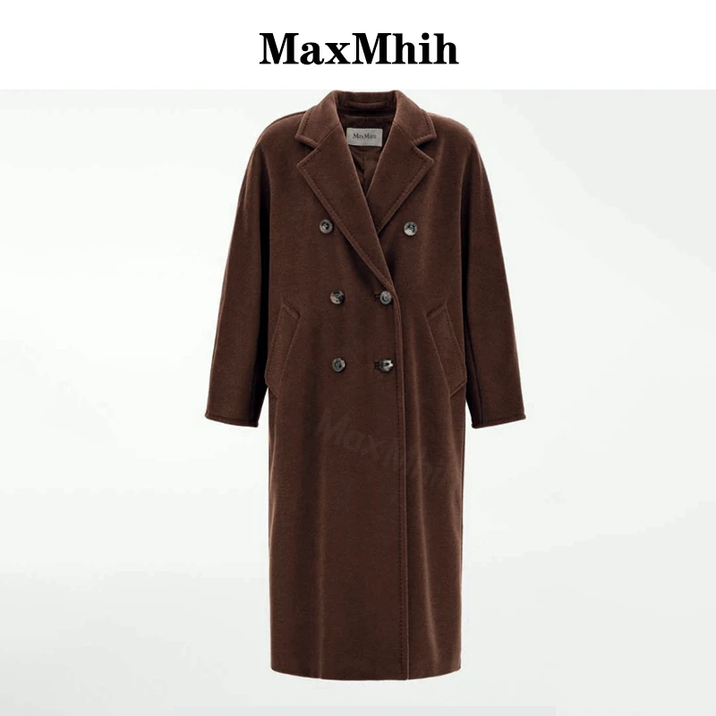 【美羊羊MYY】甄选101801经典大衣气质高端时尚长款秋冬款羊绒大衣