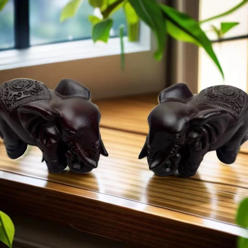 惠景收藏福财小象（一对）摆件（直播专用）