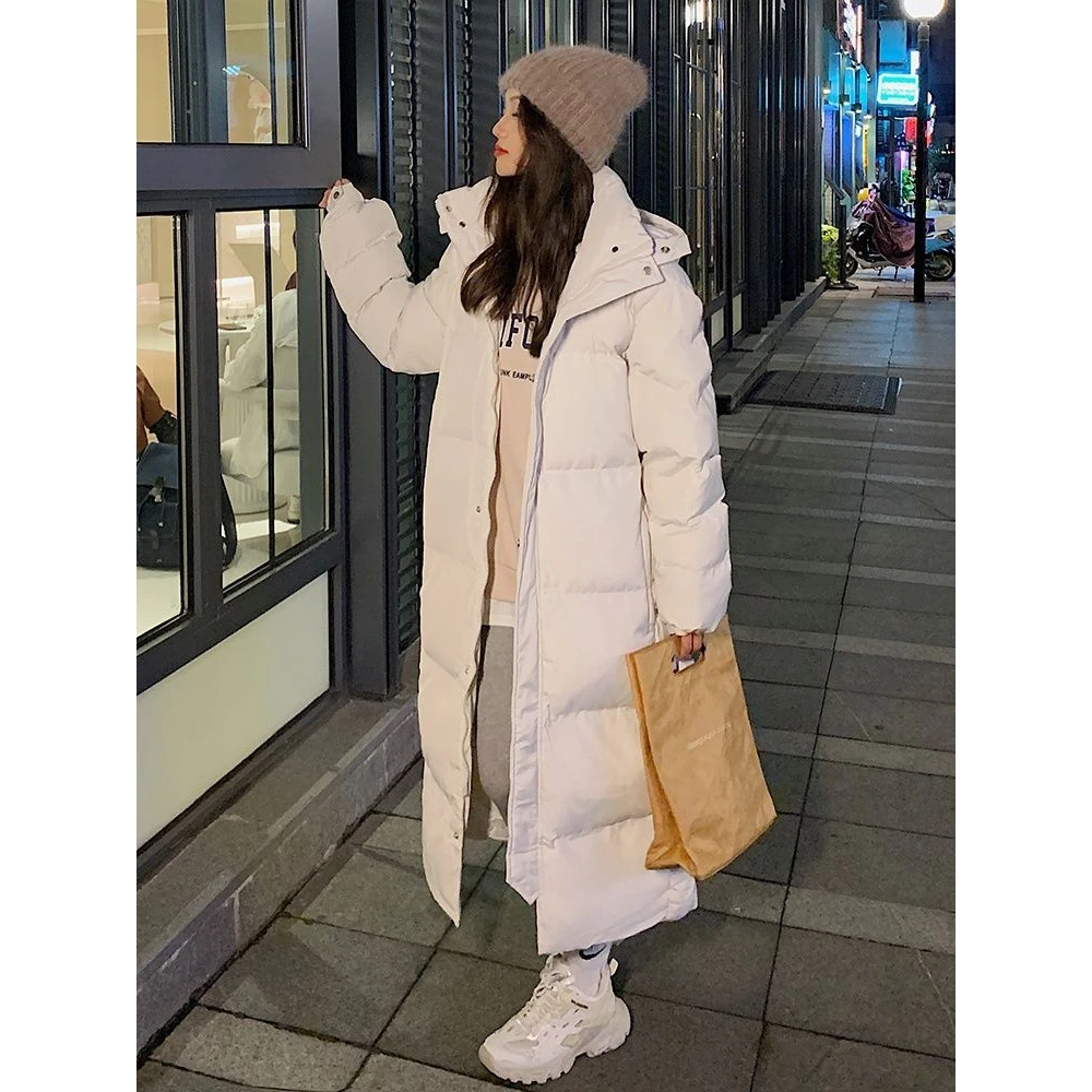 现货 时尚休闲冬季连帽棉服宽松加厚韩版ins风潮流女款棉服