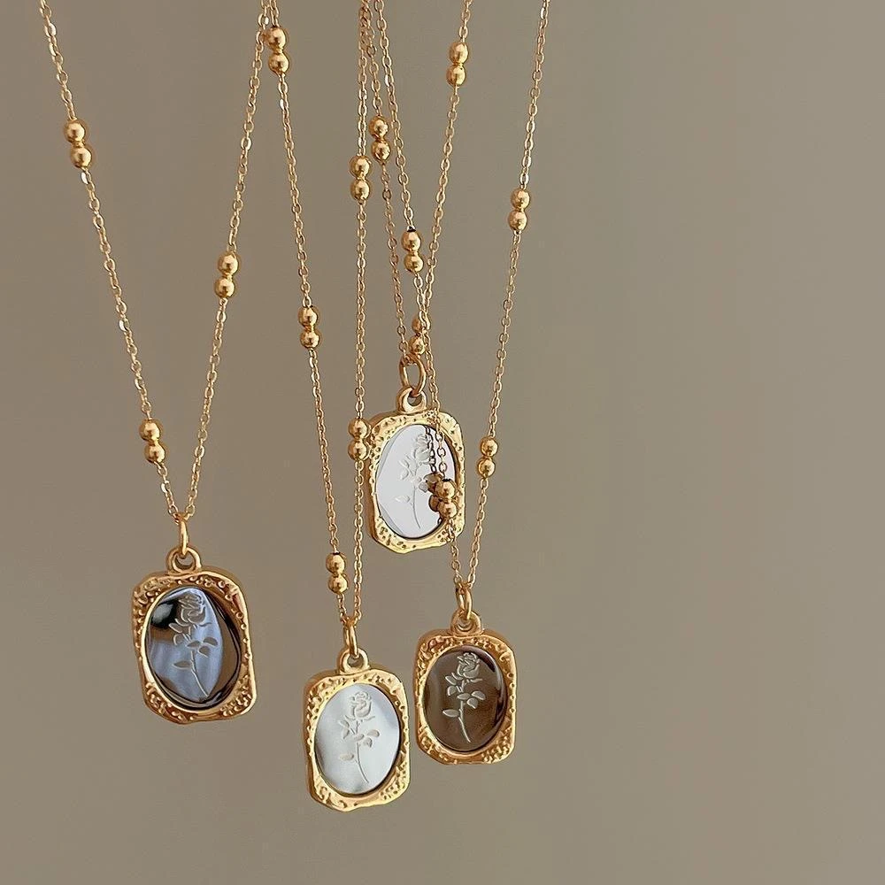 钛钢锆石手链 钛钢项链（直播链接）5件时尚韩式轻奢项链自选包