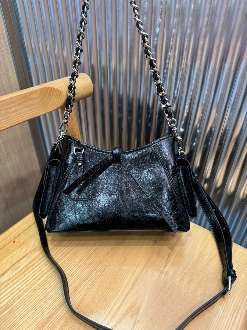 2024新款！高级感时尚百搭腋下链条包单肩斜挎气质女包6023潮流