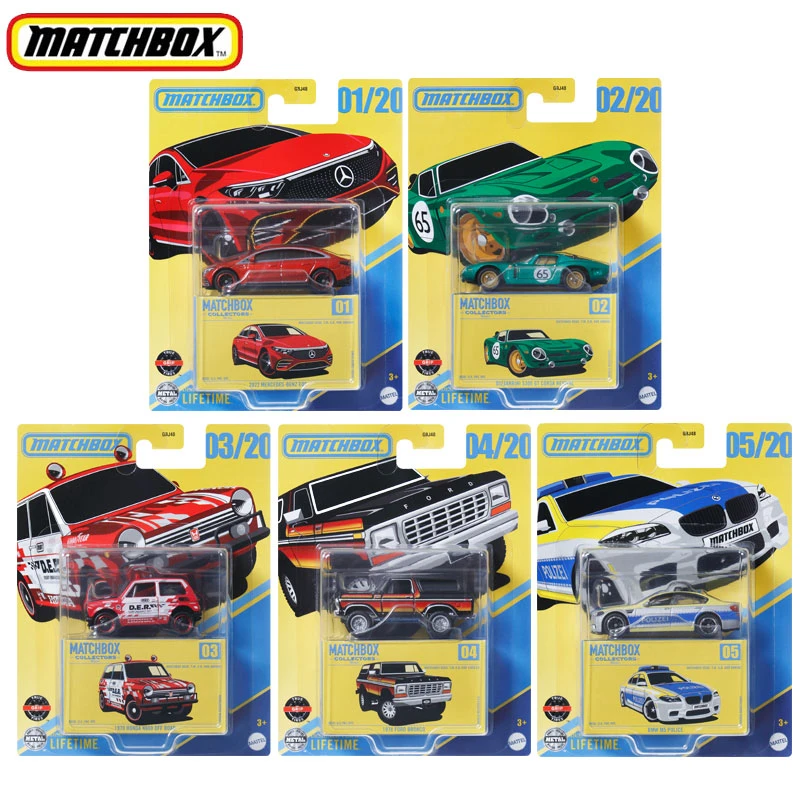 火柴盒收藏家系列合金小汽车模型GBJ48奔驰EQS宝马M5福特