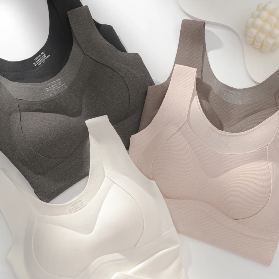 【一霖精选】加强款3D无痕石墨烯海姆绒免穿内衣保暖美背内搭暖背