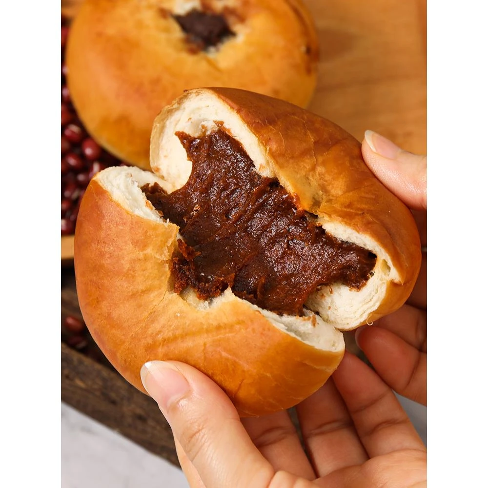 红豆夹心面包整箱早餐老式豆沙面包馅夹心面包整箱早餐零食0g笋