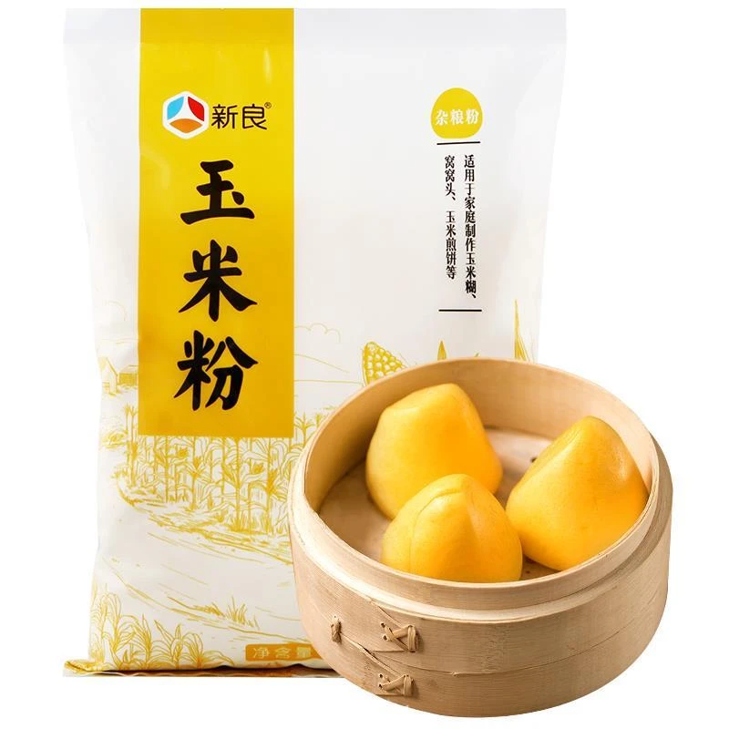 新良玉米面粉玉米粉玉米面食用店同款窝窝头杂粮棒子笋1g