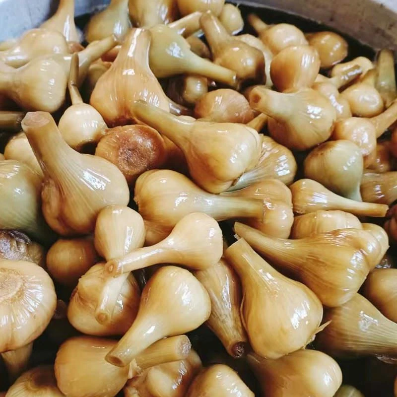 咸蒜酱油蒜 农家咸味大蒜 鲜咸可口下饭菜 大蒜咸菜泡菜 笋1g