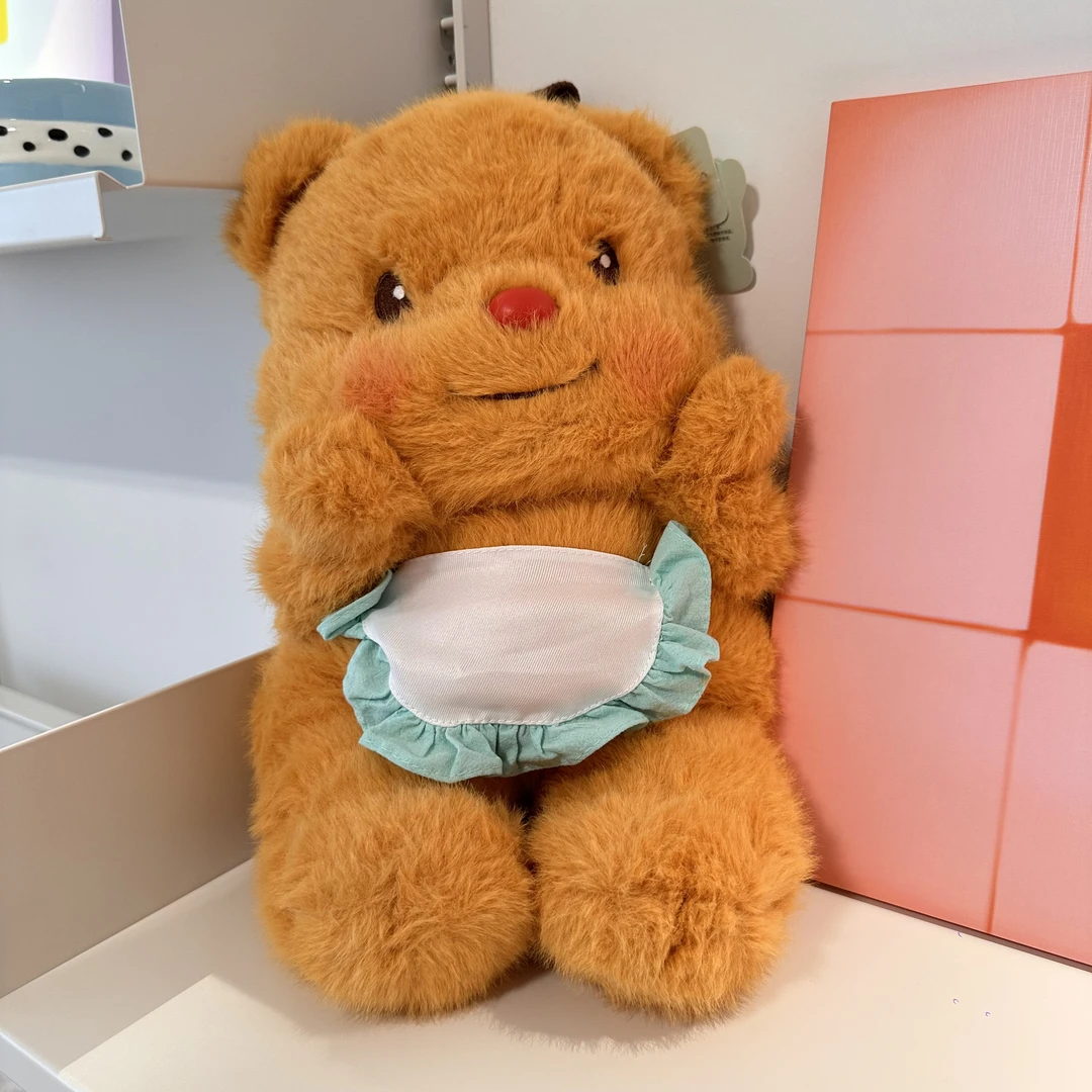 黄油小熊毛绒玩具双肩包包公仔玩偶可爱学生斜跨包毕业季女孩礼物