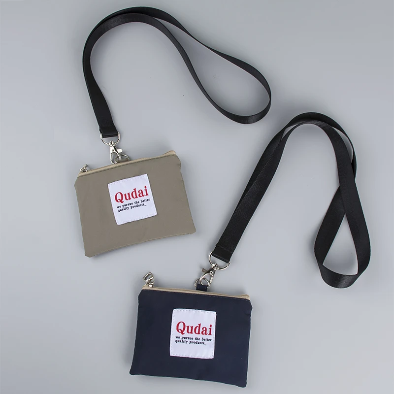 时尚卡包挂脖男女便携学生放饭卡地铁公交卡门禁耳机挂绳零钱小包