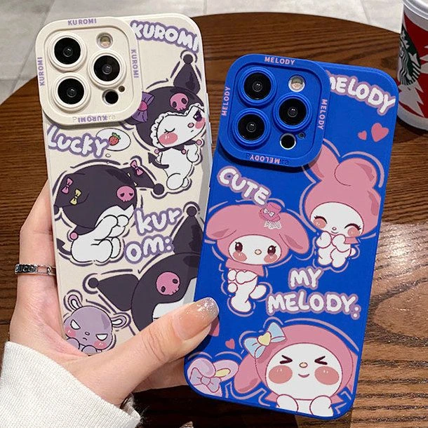 美乐蒂库洛米苹果14手机壳iPhone13ProMax新款12防摔11全包硅胶XR