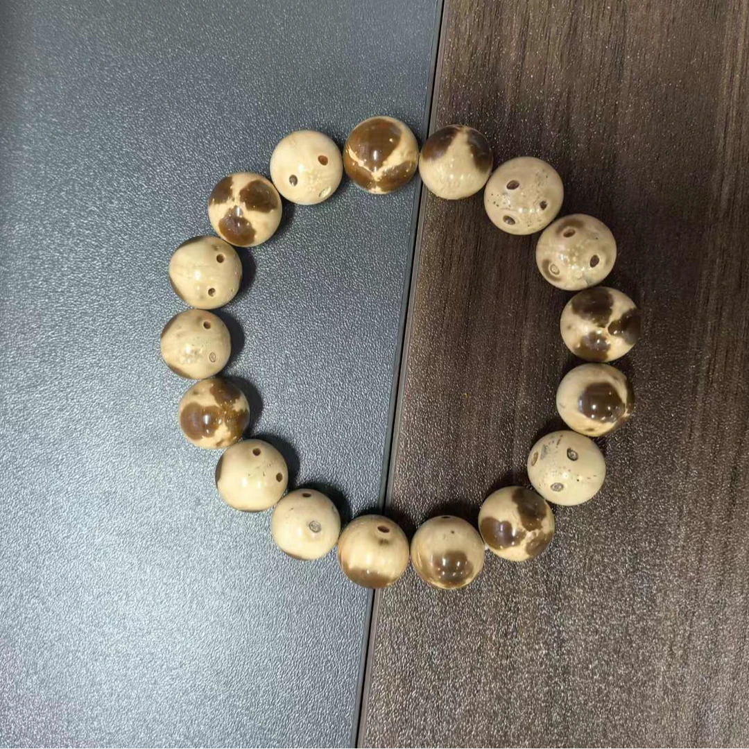 紫金鼠手串开播福利熊猫正圆光珠12—15