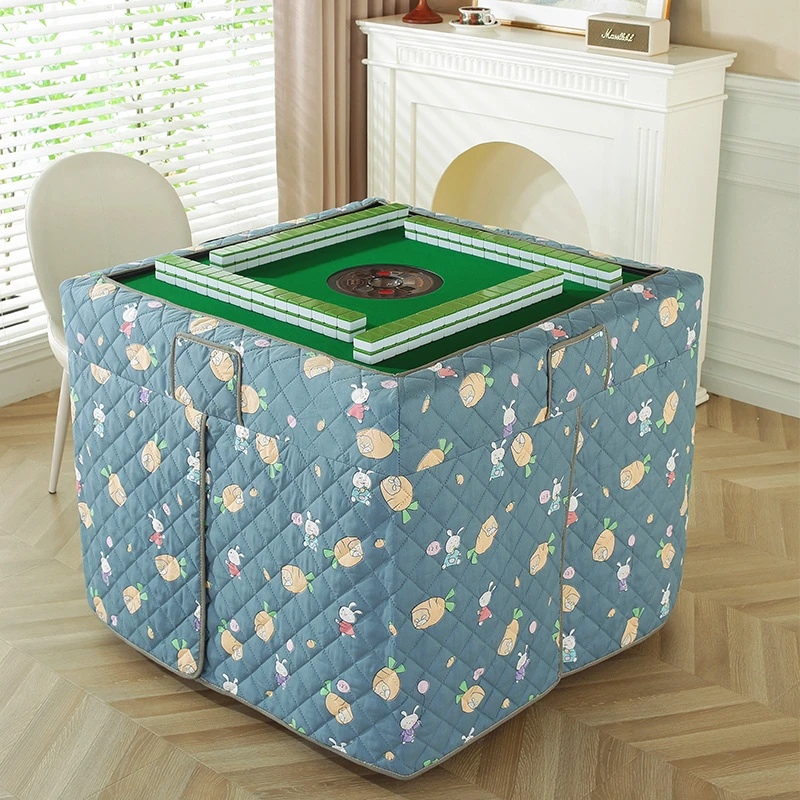 新款全自动麻将机烤火罩桌布罩套加厚烤火被取暖罩麻将机麻将围裙