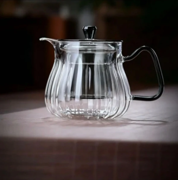 耐高温玻璃家用花茶壶泡茶器带过滤茶壶茶水分离泡茶壶