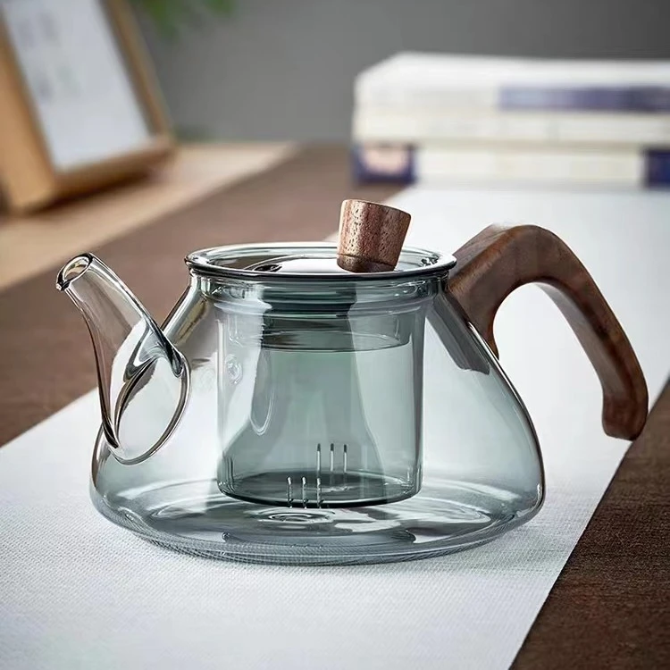 玻璃茶壶耐高温高硼硅茶水分离办公室小型单壶电陶炉冲煮茶具套装