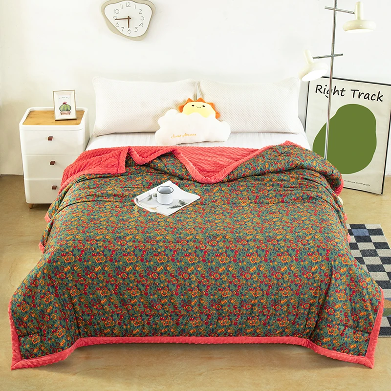 【秋冬爆款】豆豆被秋冬款轻盈保暖加厚学生冬被可机洗单双人家用