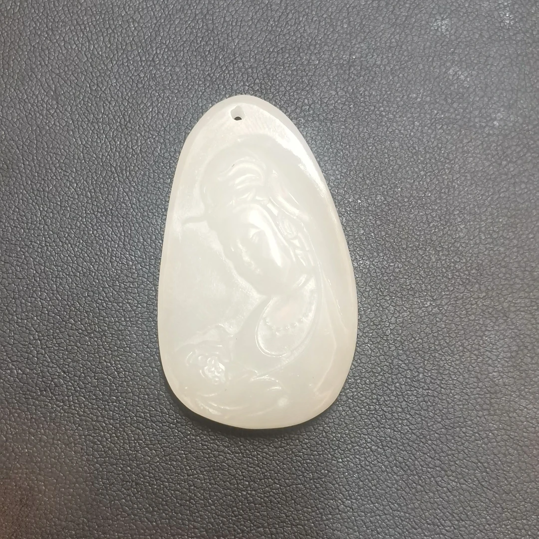 和田玉新疆料白玉观音