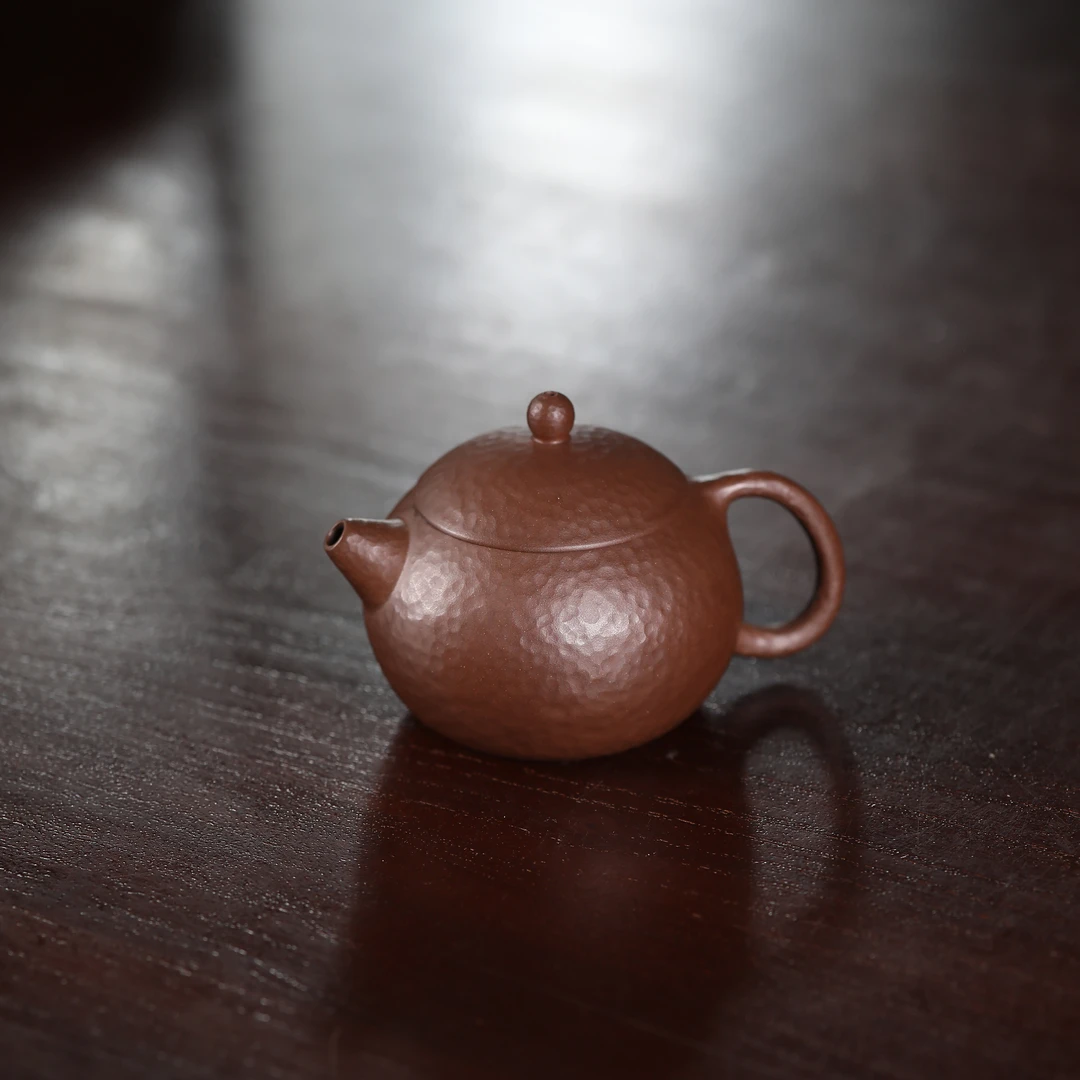 【锤纹西施】围炉夜话宜兴自营款紫砂壶高端茶器收藏实用器100CC