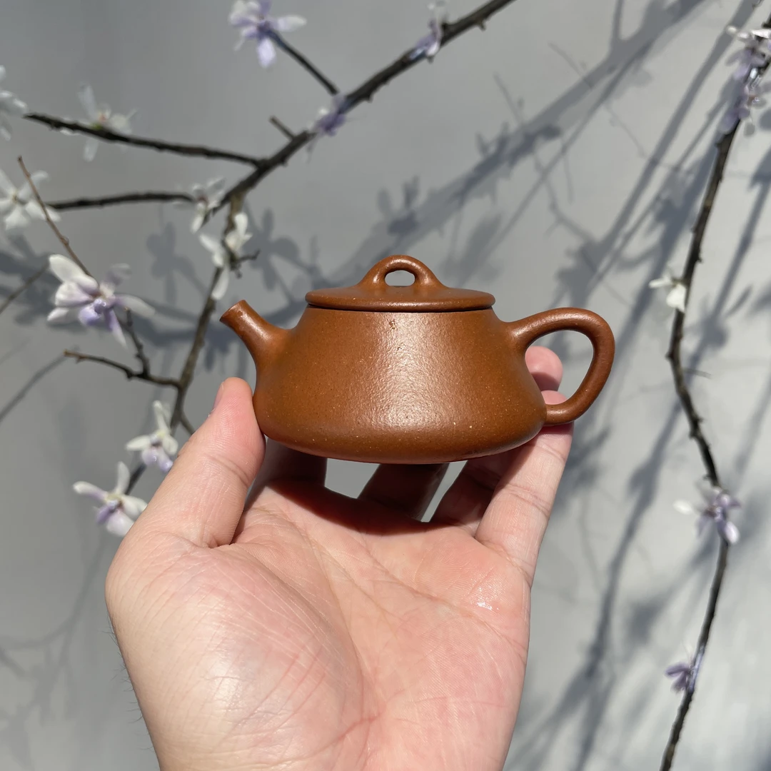 【精挑红降小纳瓢】围炉夜话高端茶器二统精挑红降平盖小纳瓢130cc