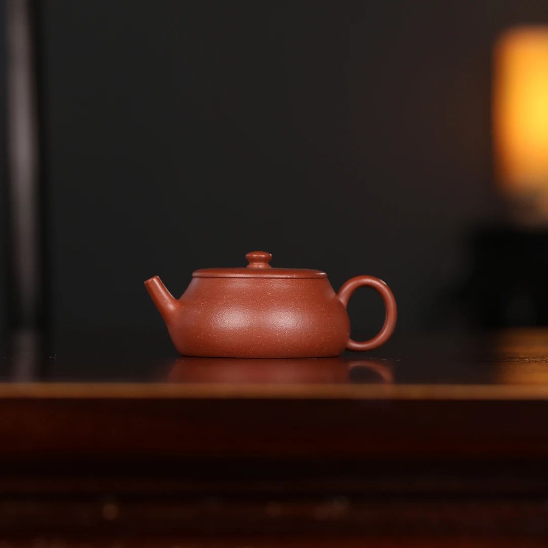 【无业】围炉夜话茶器宜兴原矿沉香泥全手工小容量紫砂壶120CC左右