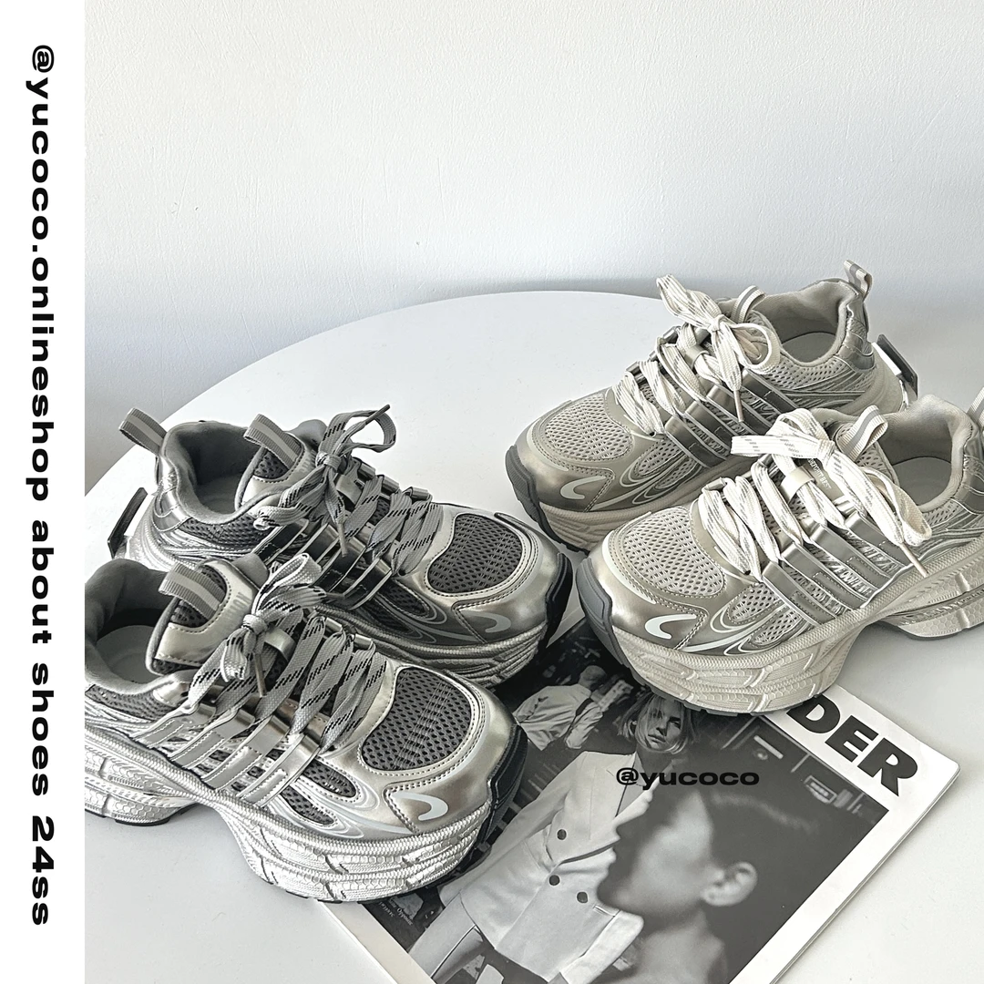 【虞可可】下班鞋~秋冬时尚单里加棉女运动鞋保暖搭子老爹鞋